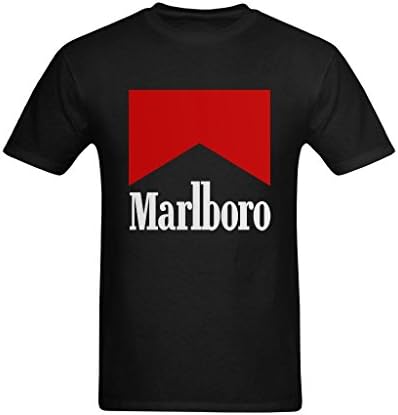 TshirtPark Men's Marlboro Classic Red And White Logo Printed Art T-Shirt US Size Medium