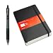 Moleskine 2009 Black Large Soft Cover Daily Planner + Free Pilot G-2 Retractable Black Gel Ink Rolling Ball Pen