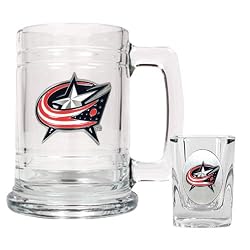 Columbus Blue Jackets NHL Boilermaker Set - Primary Logo by Great American Products