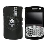 BLACK VIKING SKULL SNAP ON HARD SKIN FACEPLATE PHONE SHIELD COVER CASE FOR BLACKBERRY CURVE 8300 8310 8330 + BELT CLIP