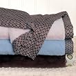 Carter's Everyday Easy Fur with Satin Blanket - Pink/Brown Floral