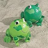 12 Inflatable Frog Beach Balls