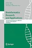 Bioinformatics research and applications : 7th international symposium, ISBRA 2011, Changsha, China, May 27-29, 2011, proceedings