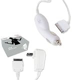 Apple iPod Home Travel Wall Charger and 12V Car Charger - IC Chip Technology