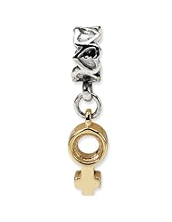 Reflection Beads Silver 14kt Female Symbol Love Dangle
