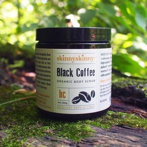 skinnyskinny Organic Body Scrub - Black Coffee, 8oz