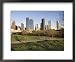 City Skyline, Houston, Texas, USA Scenic Framed Art Poster Print by Charles Bowman, 2...