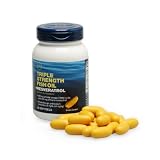 GNC 3X FISH OIL PLUS RESVERATROL 60 CAP