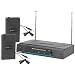 Vhf Wireless 2 X Tie Clip Microphone System