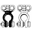Woods Ind. 903C-2 Top Post Battery Terminal
