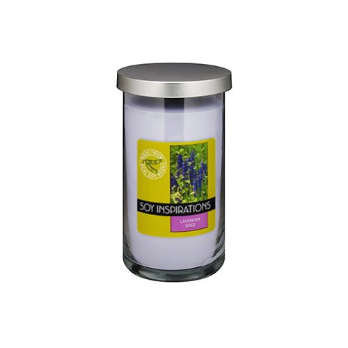 Detail image Soy Basics Seed Soy Candle, Lavender Sage, 18.5-Ounce