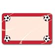 Soccer Balls - Adhesive Name Badges (set of 25)