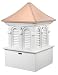 47" Handcrafted "Cambridge" Copper Roof Vinyl Cupola