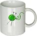 Knitting Needle and Yarn Ceramic Drinking Cup