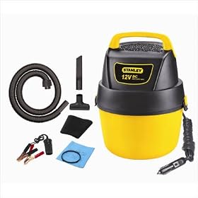 Stanley SL18125DC Portable Poly Series 1-Gallon 12-Volt DC Wet/Dry Vacuum Cleaner: Home Improvement