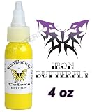 Iron Butterfly Tattoo Ink 4 OZ BRIGHT YELLOW brite NR