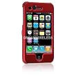 Red RUBBER FEEL Crystal Case Snap-On Cover Hard Case Cell Phone Protector for Apple iPhone 3G 2nd Generation