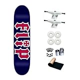 Flip Navy HKD 8.0 Skateboard Deck Complete