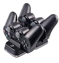 U-Bop Pro Dual Controller Charging Dock For Playstation 3 Console SIXAXIS Wireless Controllers (PS3)