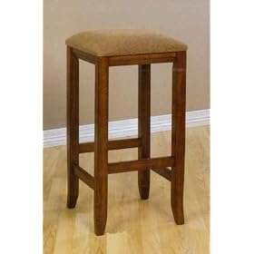 Mission Oak Bar Stool One Pair 