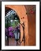 Adobe House Entry, Puerto Vallarta, Mexico Framed Art Poster Print by John & Lisa Mer...