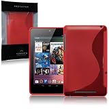 Asus Google Nexus 7 S Curve TPU Gel Skin Case / Cover - Redby Terrapin