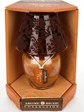 414qpuQImML. SL160  Orange Clove Scented Jar Candle Lamp with Flocked Brown Glass Shade   Great Easter or Mothers Day Gift Idea