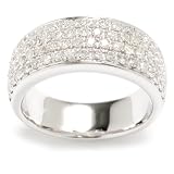 Kobelli 1 cttw Four Row Round Diamond Band