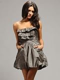 Voom by Joy Han Dress - Metallic Corset Tubedress - As Seen on Deja Kreutzberg