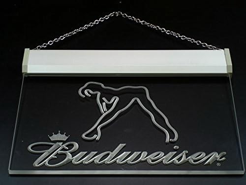 Wisedecor LED Red Budweiser Exotic Dancer Stripper Bar Restuarant Light Signs