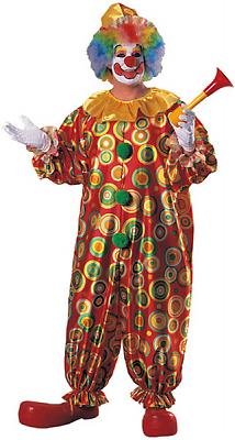 Jack the Jolly Clown Men's Costume Adult Halloween Outfit ? Full Figure: Jacket Size 44-50