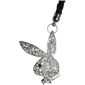 Hama Bijou Playboy- tête de lapin en pierres de Swarovski Noires