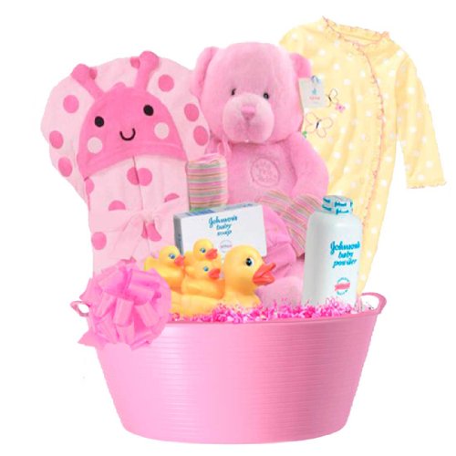 Baby Boutique Pretty in Pink Deluxe Baby Girls Gift Basket Pink Review