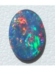 O&G Australia Natural Opal Doublet, 7x5mm Oval