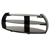 Alphason Pebble Series Black TV Stand For Up To 50 inch