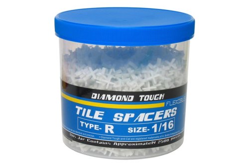 Diamond Tough 1/16 inch Regular Tile Spacers -Jar