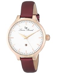 Lucien Piccard Womens LP-12917-RG-02-BUR Lleida Analog Display Japanese Quartz Red Watch