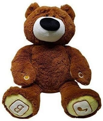 Future of Play Luv & Learn Interactive Teddy Bear Plush, Brown