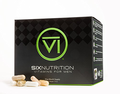 Six Nutrition - Vitamins for Men One Month Supply - 25 Pouches Six Nutrition - Vitamins for Men One Month Supply - 25 Pouches