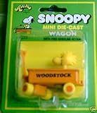 Peanuts SNOOPY MINI Metal DIE-CAST WAGON with WOODSTOCK