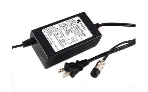 24v Scooter Battery Charger For Boreem Jia 601-S 602-D, City Express, Electra Scoot N Go, E-Scooter, Freedom 644 943 961, Panterra, Rad2Go E5 Leopard Shark, Rad2Go E10 Tiger Shark, Razor E150 E200 E225S E300 E325S Ground Force Mini Chopper MX350 Pocket Mod Bella Betty Bistro Daisy Pocket Rocket Rebellion, Star II E-Scooter, Sunl, Super Ride, Turbo 350 EG, Urban Express, Vapor X-12, Vapor X-24, X-Treme X-50-300, X-Treme X-250