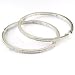 0.28 Carat Silvr Diamond Hoop Earring