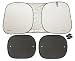 Pop-up Style Round Sun Shade - Car and SUV - Includes 2 Bonus Shades for Windows