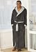 Reversible Fleece Hooded Maxi Robe