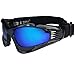 Polarlens PG16 Blue Goggles, Snowboard Goggles, Ski-Sunglasses , Ski Goggles with FLASH MIRROR by European Designer