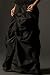 Vollers Hand Ruched Black Taffeta Skirt 2030