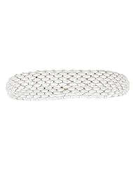 Sterling Silver Stretch Anti-Tarnish Mesh Bracelet AWSS-75-001