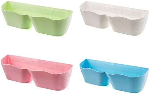 Creative Plastic Wall Mounted Shoes Rack for Entryway Over the Door Shoe Hangers Organizer Hanging Shoe Storage Racks (2 piece Set) (White)