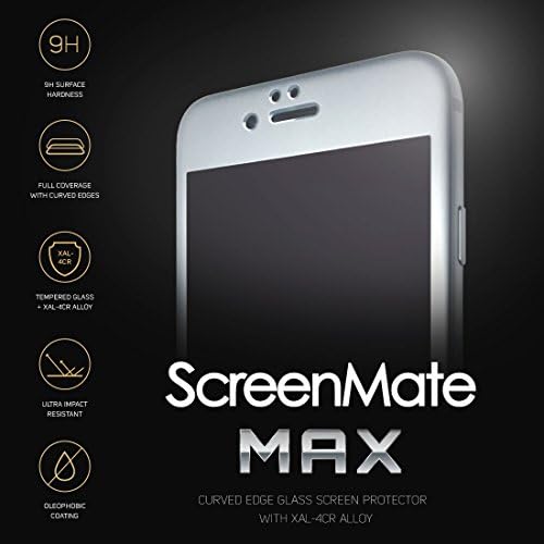 iloome iPhone 6 Plus ScreenMate Tempered Glass Screen Protector (Space Gray)