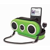 iHome iH19 Portable Protective Speaker Case for iPod (Green)